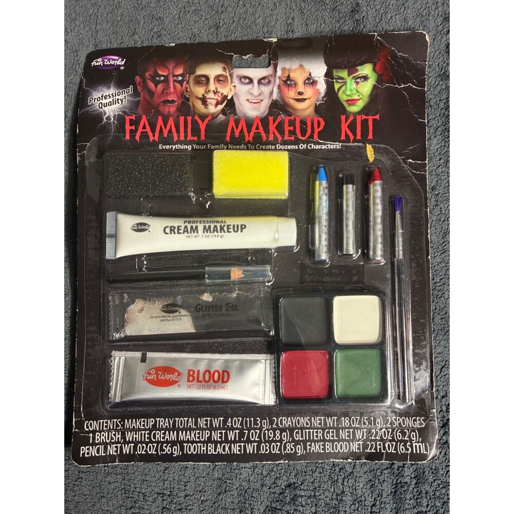 Fun World Family Makeup Kit Professional New Other